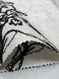 KCL524-D2896 قماش دانتيل كانفاس من رايون وكتان[نسيج / قماش] Uni Textile (Komon Kobo) صور إضافية