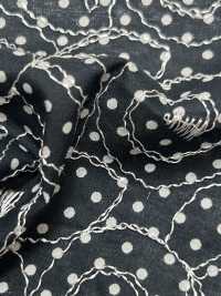 KPL600-DK2-54 لاون 60 خيطًا مطبوع بتطريز[Textile / Fabric] Uni Textile (Komon Kobo) صور إضافية