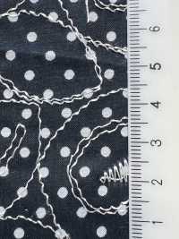 KPL600-DK2-54 لاون 60 خيطًا مطبوع بتطريز[Textile / Fabric] Uni Textile (Komon Kobo) صور إضافية