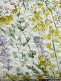 8026-680-7 80 لاون زهرة بألوان مائية موجة معجزة[Textile / Fabric] HOKKOH صور إضافية