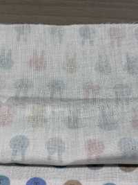 KTS3217 شاش مزدوج بطبعة أرنب[نسيج / قماش] Cotton Kobayashi صور إضافية