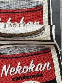 KTS7085 كانفاس قطني بطباعة قطة[Textile / Fabric] Cotton Kobayashi صور إضافية