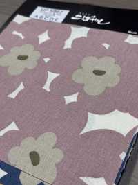 UP5967 10/1 كانفاس بطبعة زهرية Akane[Textile / Fabric] Cotton Kobayashi صور إضافية