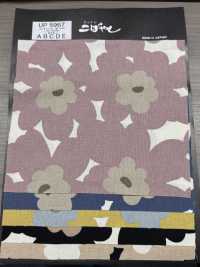 UP5967 10/1 كانفاس بطبعة زهرية Akane[Textile / Fabric] Cotton Kobayashi صور إضافية