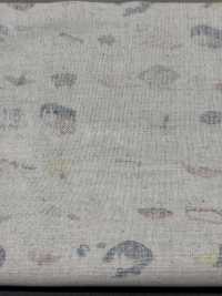 KTS6601 كانفاس قطن-كتان بطباعة قطة السوشي[نسيج / قماش] Cotton Kobayashi صور إضافية