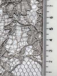 KKF8575-D5 دانتيل حبل متموّج بحافة واحدة من نايلون/رايون[Textile / Fabric] Uni Textile (Komon Kobo) صور إضافية