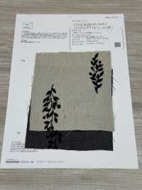 ON43699NA تطريز شبيه بالدينيم من قطن وكتان 4 بوصة Harvest (إكرو)[Textile / Fabric] Oharayaseni صور إضافية