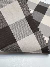 KKF1940CD-W-D1 سيرساكر كاروهات عريض العرض[نسيج / قماش] Uni Textile (Komon Kobo) صور إضافية