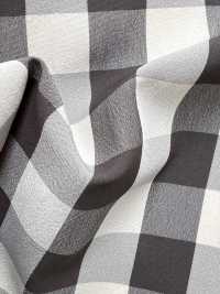 KKF1940CD-W-D1 سيرساكر كاروهات عريض العرض[نسيج / قماش] Uni Textile (Komon Kobo) صور إضافية
