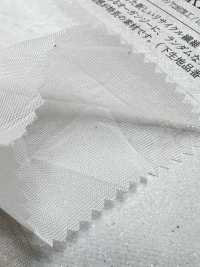 KKF4006E2CS-W أورغانزا غير لامع صديق للبيئة، بعرض عريض، بتشطيب تجعّد مزدوج[Textile / Fabric] Uni Textile (Komon Kobo) صور إضافية