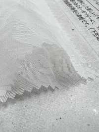 KKF4006E2CS-W أورغانزا غير لامع صديق للبيئة، بعرض عريض، بتشطيب تجعّد مزدوج[Textile / Fabric] Uni Textile (Komon Kobo) صور إضافية