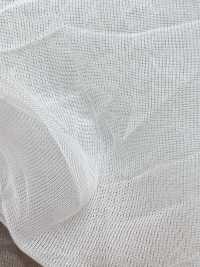 KKF4006E2CS-W أورغانزا غير لامع صديق للبيئة، بعرض عريض، بتشطيب تجعّد مزدوج[Textile / Fabric] Uni Textile (Komon Kobo) صور إضافية