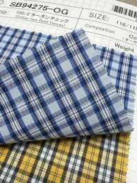SB94275-OG 100/2 نقشة تارتان المربعة[Textile / Fabric] SHIBAYA صور إضافية