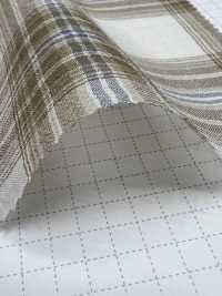 SB4H3005 فوال لوان قطني مصبوغ بالخيوط بنقشة كاروهات[Textile / Fabric] SHIBAYA صور إضافية