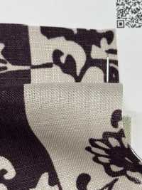 OKC041 60/كتان طباعة شريطية بزخارف زهور حنينية[نسيج / قماش] Oharayaseni صور إضافية