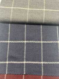 SBT-020 كاروهات نافذة بعظام السمكة بخيط مضاعف عضوي[نسيج / قماش] Kuwamura Textile صور إضافية