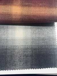 SBT-021 مربعات أومبري بنقشة عظم السمكة من خيوط مضاعفة عضوية[نسيج / قماش] Kuwamura Textile صور إضافية