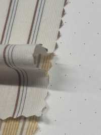 SBT-019 مخطط بتشطيب غسيل مجعّد طبيعي عضوي[نسيج / قماش] Kuwamura Textile صور إضافية