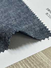 HK2002W كانفاس هندي من القطن والقنب شامبراي إنديجو مغسول مرة واحدة[Textile / Fabric] KOYAMA صور إضافية