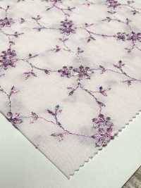 KCL502-D491 لاون 60s بتطريز متعدد[نسيج / قماش] Uni Textile (Komon Kobo) صور إضافية