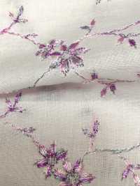 KCL502-D491 لاون 60s بتطريز متعدد[نسيج / قماش] Uni Textile (Komon Kobo) صور إضافية