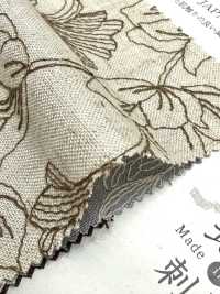 KCL534-D63 رايون كتان كانفاس دانتيل[نسيج / قماش] Uni Textile (Komon Kobo) صور إضافية