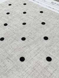 KCP524-D28 قماش كانفاس رايون وكتان بطباعة أحادية اللون[Textile / Fabric] Uni Textile (Komon Kobo) صور إضافية