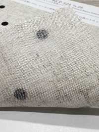 KCP524-D28 قماش كانفاس رايون وكتان بطباعة أحادية اللون[Textile / Fabric] Uni Textile (Komon Kobo) صور إضافية
