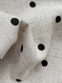 KCP524-D28 قماش كانفاس رايون وكتان بطباعة أحادية اللون[Textile / Fabric] Uni Textile (Komon Kobo) صور إضافية