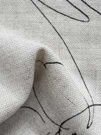KCP524-D570 طباعة أحادية اللون على قماش كانفاس من رايون وكتان[نسيج / قماش] Uni Textile (Komon Kobo) صور إضافية