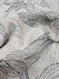 KCP524-D624 كانفاس رايون وكتان بطباعة لون واحد[Textile / Fabric] Uni Textile (Komon Kobo) صور إضافية