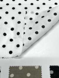 KCP607TBDK-86 قماش لاون قطني بطباعة تامبلر[نسيج / قماش] Uni Textile (Komon Kobo) صور إضافية