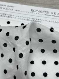KCP607TBDK-86 قماش لاون قطني بطباعة تامبلر[نسيج / قماش] Uni Textile (Komon Kobo) صور إضافية