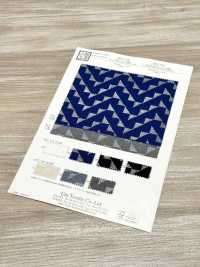 KCL743-D326 دانتيل دنغاري مصبوغ بالخيوط 40 X 30[Textile / Fabric] Uni Textile (Komon Kobo) صور إضافية