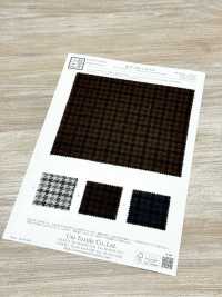 KCP220-DK688 20 Viyella مطبوع وممشّط[نسيج / قماش] Uni Textile (Komon Kobo) صور إضافية