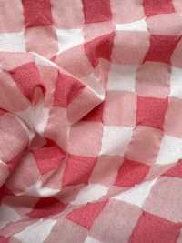 KCP808HRP-D716 80 قماش لاون قطني بنقشة هانا المتموجة[نسيج / قماش] Uni Textile (Komon Kobo) صور إضافية