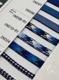IND09-R1 حبل إنديغو 7 mm[الأشرطة، والأشرطة القماشية، والحبال] كوردون صور إضافية
