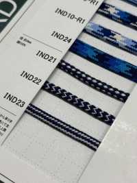 IND21 حبل إنديغو 4MM[الأشرطة، والأشرطة القماشية، والحبال] كوردون صور إضافية