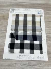 KKC907-D1 قطن Tencel كاروهات مصبوغة بالخيوط شيرنج[نسيج / قماش] Uni Textile (Komon Kobo) صور إضافية