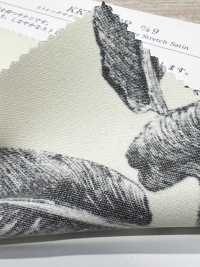 KKP1908R-D9 ساتان مطاطي[نسيج / قماش] Uni Textile (Komon Kobo) صور إضافية