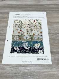 28113 طباعة أزهار مائية على قماش لاون 60s[Textile / Fabric] SUNWELL صور إضافية
