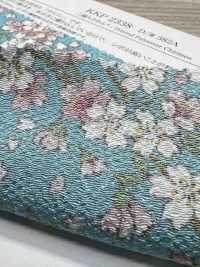 KKP2338-D382A Chirimen® بنسج مزدوج[Textile / Fabric] Uni Textile (Komon Kobo) صور إضافية