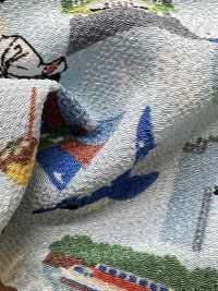 KKP2338-DB-99 Chirimen® مزدوج الالتواء[نسيج / قماش] Uni Textile (Komon Kobo) صور إضافية