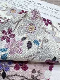 KKP2338-DHM-108 Futakoshi Chirimen® طباعة متعددة الألوان[نسيج / قماش] Uni Textile (Komon Kobo) صور إضافية