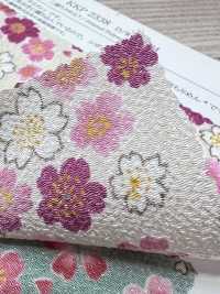 KKP2338-DHM-84 Futakoshi Chirimen®[نسيج / قماش] Uni Textile (Komon Kobo) صور إضافية