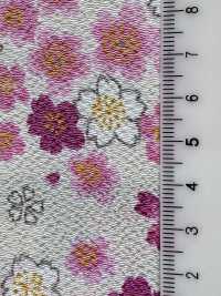KKP2338-DHM-84 Futakoshi Chirimen®[نسيج / قماش] Uni Textile (Komon Kobo) صور إضافية