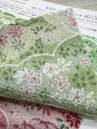 KKP2338-D-KUMONIHANA Nigoshi Chirimen® السحب والزهور[نسيج / قماش] Uni Textile (Komon Kobo) صور إضافية