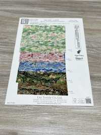 KKP2338-D-KUMONIHANA Nigoshi Chirimen® السحب والزهور[نسيج / قماش] Uni Textile (Komon Kobo) صور إضافية