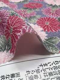 KKP2338-D-HIMEKOGIKU Nigoshi Chirimen® Himekogiku[Textile / Fabric] Uni Textile (Komon Kobo) صور إضافية