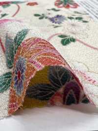 KKP2338-D-HANATEMARI Nigoshi Chirimen® Hana Temari[Textile / Fabric] Uni Textile (Komon Kobo) صور إضافية